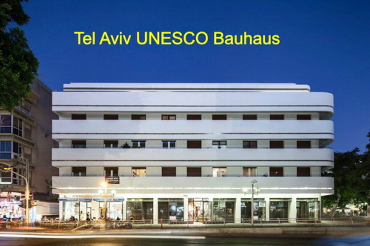 Bauhaus architecture in Tel Aviv White City